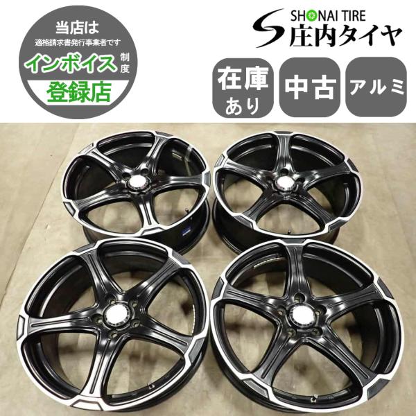 4本 会社宛 送料無料 19×7.5J アルジェノン フェニーチェ TT-1 アルミ 