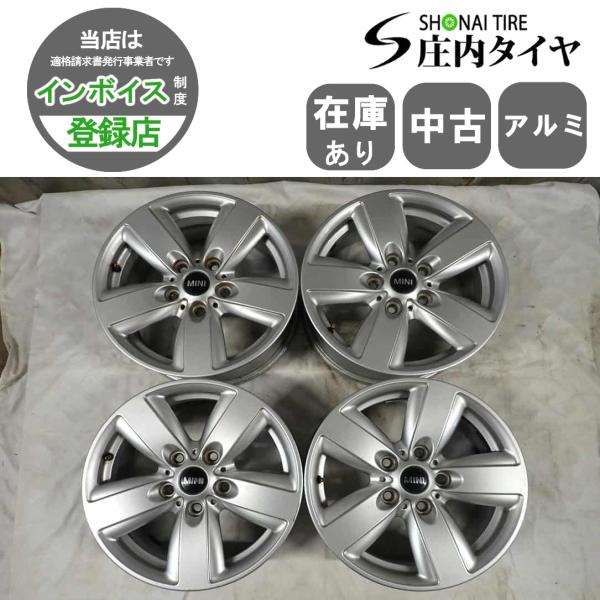 4本SET 会社宛 送料無料 16×6.5J MINI ミニクロスオーバー ミニペースマン 純正 アルミ 5穴 PCD 120mm +46 ハブ径72.5mm 