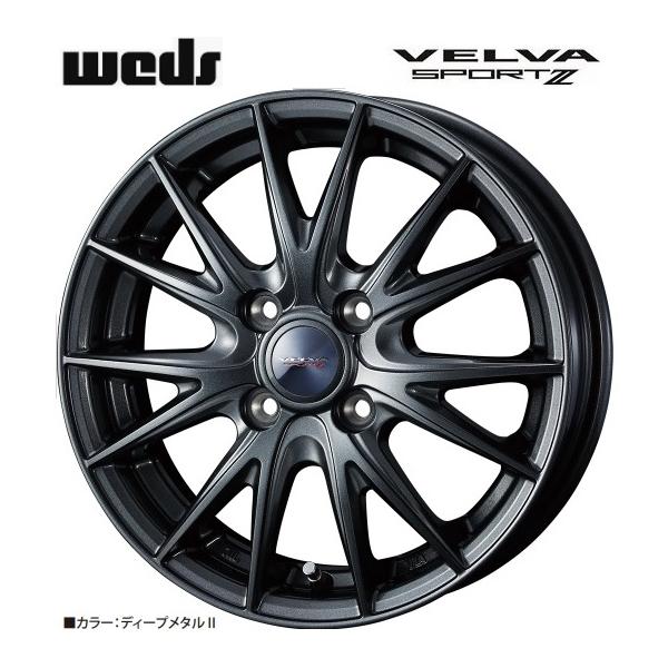 取寄せ品 新品ホイール単品4本SET WEDS ヴェルヴァ スポルト2 5.5