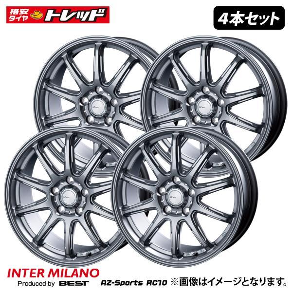 新品 4枚セット価格 BEST AZ-Sports RC10【6.0J 15インチ +43 5H 