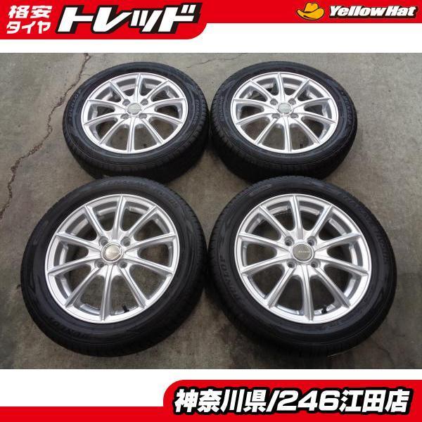 DUNLOP ◇中古夏タイヤホイール4本セット◇エコフォルム + ダンロップ 