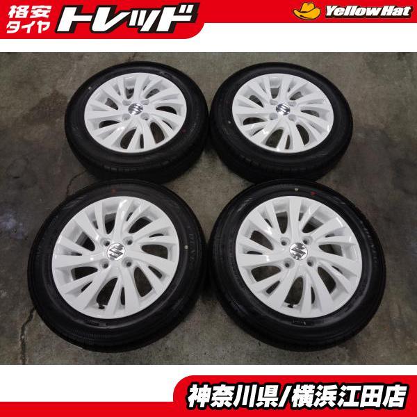 DUNLOP ◇スズキスペーシアカスタム純正14インチ◇2022年製国産中古夏 