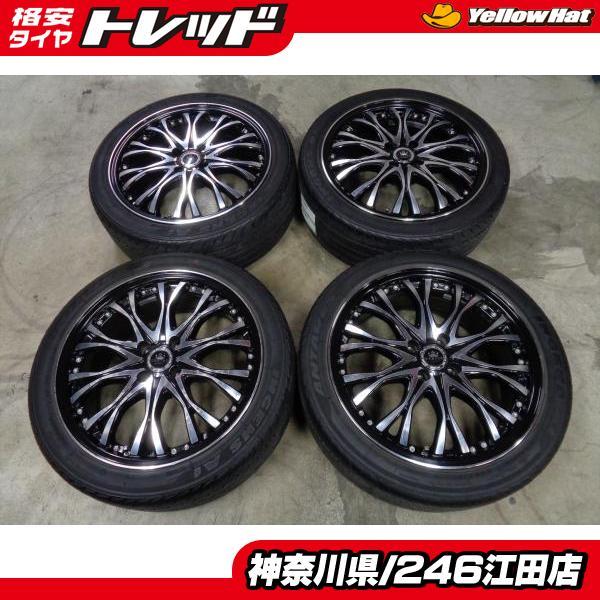 ◇中古夏タイヤホイール4本セット◇ロクサーニ + アンタレスイン 