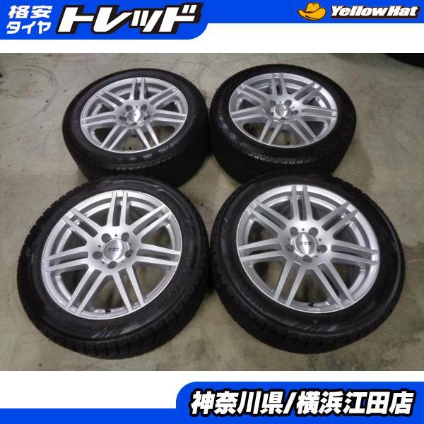 ヨコハマタイヤ ◇中古スタッドレスタイヤホイール4本セット◇ATS + 