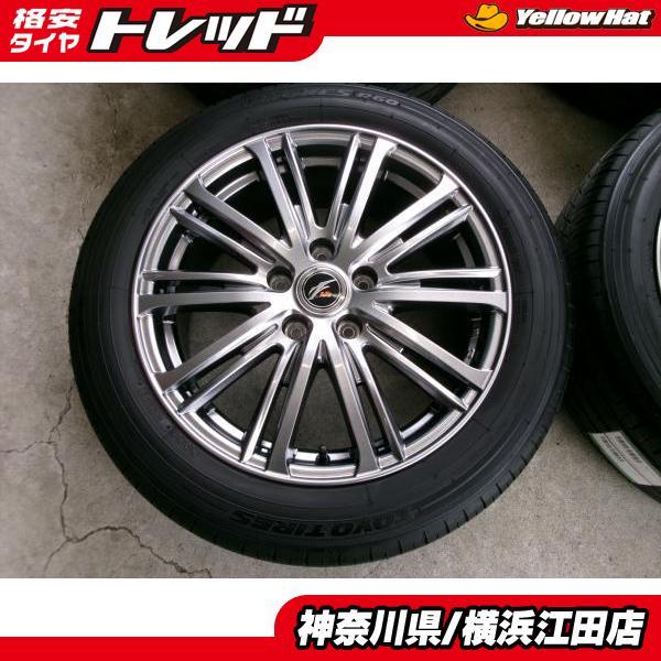 ◇中古夏タイヤホイール4本セット◇ファング + トーヨープロクセスR60  