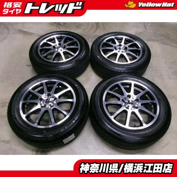 BRIDGESTONE ◇中古夏タイヤホイール4本セット◇サーキュラー + BRIDGESTONE ◇中古夏タイヤホイール4本セット◇サーキュラー +