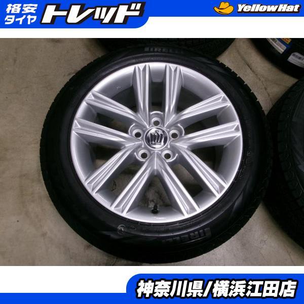 ◇新品ピレリ215/55R17+中古クラウン純正スタッドレスセット220クラウン PIRELLI（ピレリ） ◇トヨタ210系クラウン純正17インチ◇2023年製未