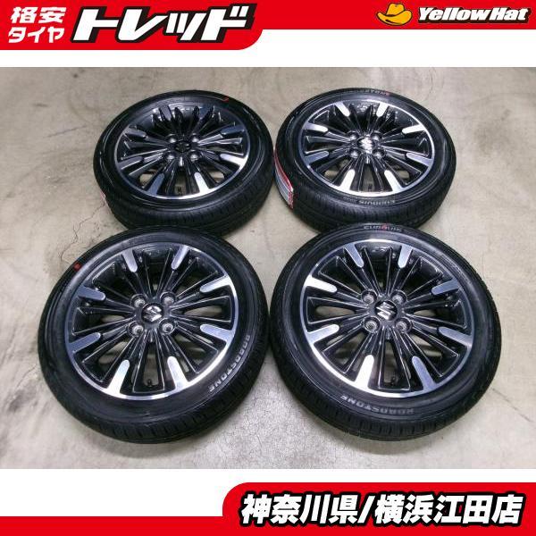 タイヤ、ホイール アルト スペーシア ワゴンR 15インチ スズキ純正 