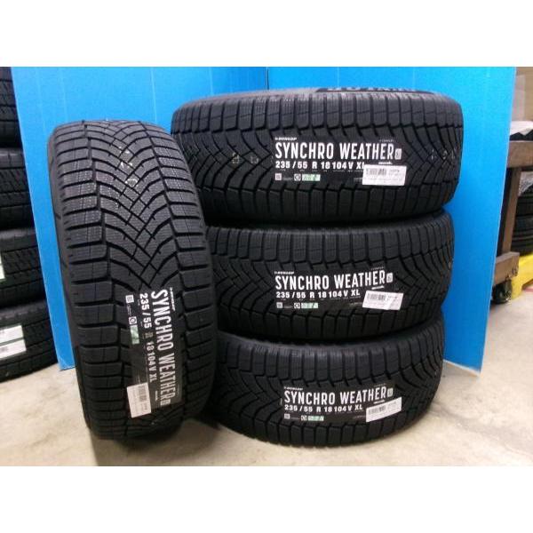◆2026年製国産新品オールシーズンタイヤ4本セット◆ダンロップシンクロウェザー 235/55R18インチ◆ハリアーベンツGLAボルボXC40など 江田