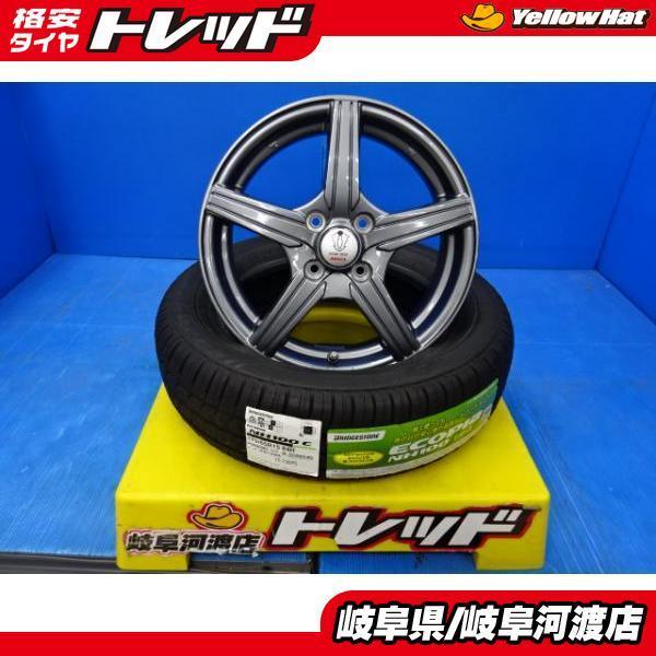 新品 夏タイヤホイール4本SET アイクル ソードスポーク 15インチ 5.5J 