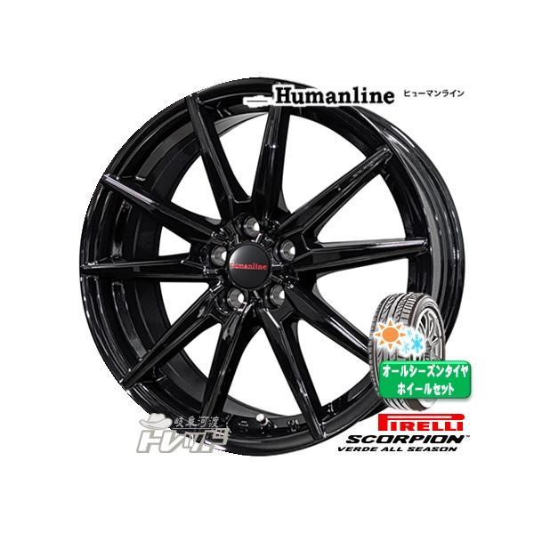PIRELLI 225/65R17 新品 オールシーズン タイヤホイール HS08 17インチ 