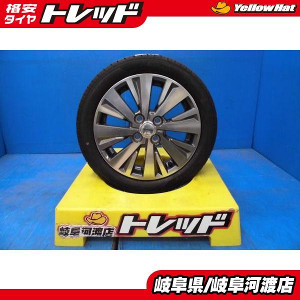 中古+新品タイヤ4本】日産（三菱）デイズ（ek）オーテックホイール 