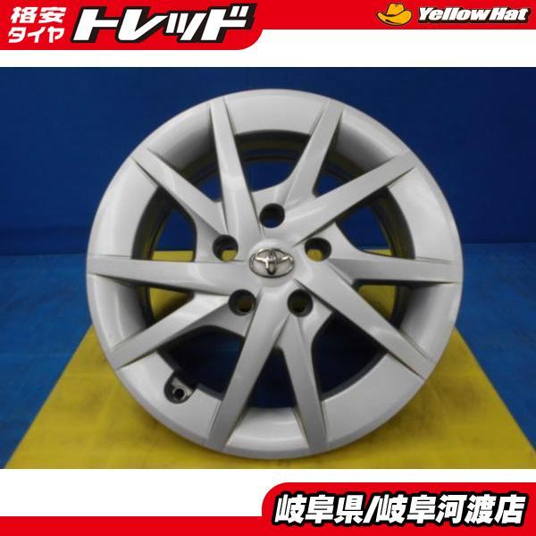 中古 アルミホイール 4本 単品 16インチ トヨタ プリウスα純正 6.5J+39 