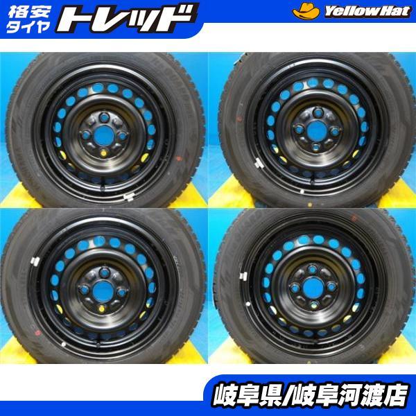 ダイハツ純正アルミ付き 20年 BS製 夏タイヤ エコピア 155/65R14