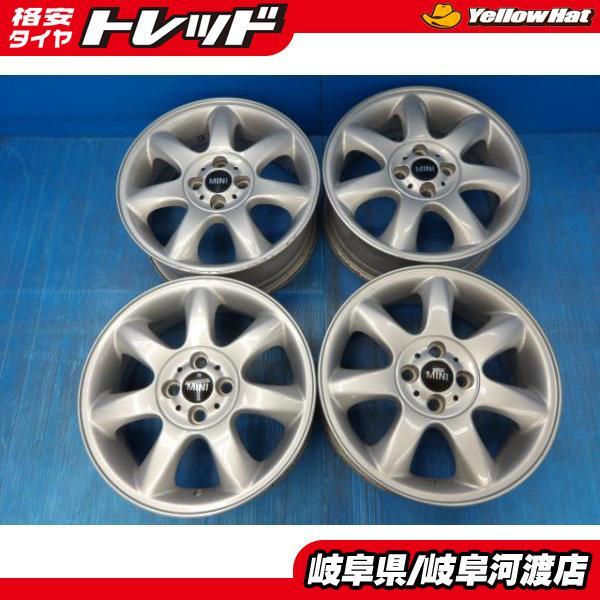 MINI 送料無料 4枚セット 中古 アルミ ホイール BMW ミニ 純正アルミ 