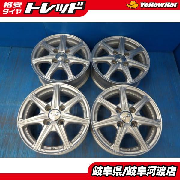 パッソ ヴィッツ 送料無料 4本セット 中古 Weds Treffer 13インチ