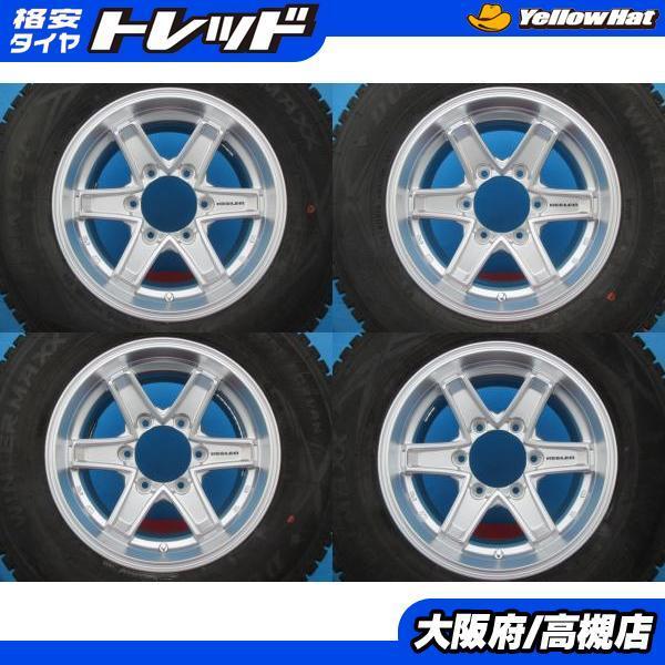 DUNLOP ハイエース 中古 スタッドレス タイヤ アルミ ホイール DUNLOP ハイエース 中古 スタッドレス タイヤ アルミ ホイール