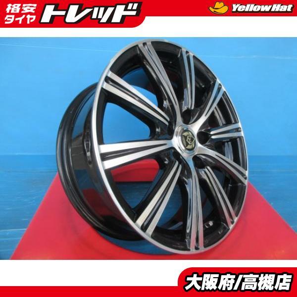 17インチ 中古 アルミ ホイール 4本 7.0x17 +48 5H114.3 カムリ 