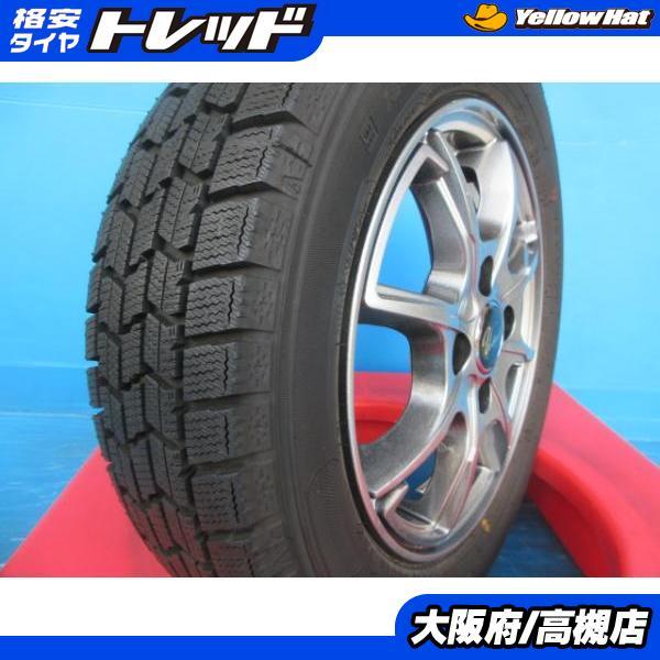 軽自動車用中古スタッドレスタイヤ155/65R13 &ホイール4本 軽自動車用中古スタッドレスタイヤ155/65R13 &ホイール4本