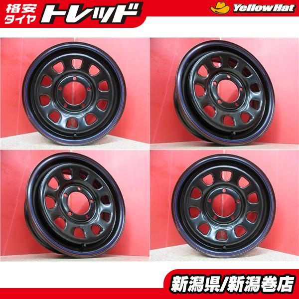 送料無料 5H139.7 4本 新品 デイトナ SS スチール ホイール セット 