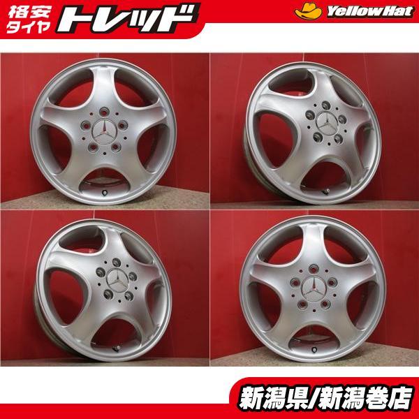 送料無料 4本 メルセデスベンツ Aクラス W168 純正 16inch アルミ 