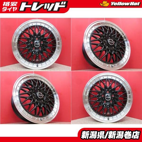 特価品 4本 新品 KYOHO STEINER FTX 18インチ ホイール セット 7.5J + 