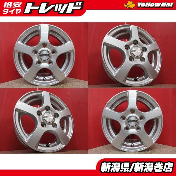 送料無料 4本 ダンロップ VIOLENTO 13inch ホイール セット 5J +  