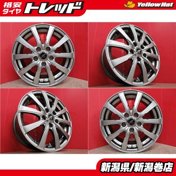 送料無料 4本 WEDS FANG 16inch ホイール セット 6.5J +53 5H 5穴 PCD 