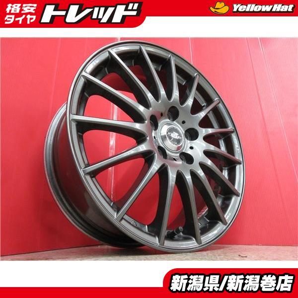 SUV 中古 4本 クロススピード 17インチ ホイール セット 7J +55 5H  