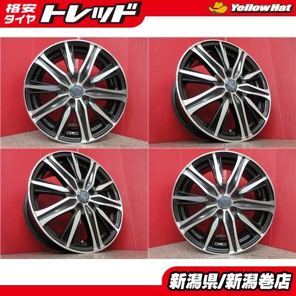 ■17インチ7J+55 114.3-5H ホイール 4本SET ミニバン □17インチ7J+55 114.3-5H ホイール 4本SET ミニバン 車用ホイール