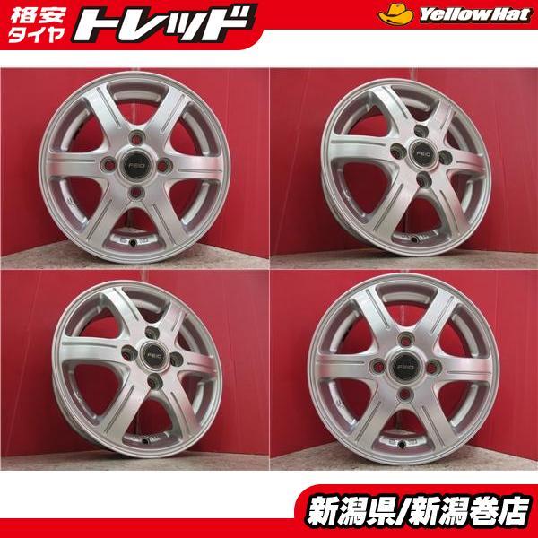 FEID フェイド 13インチ アルミホイール 4本セット ブリヂストン