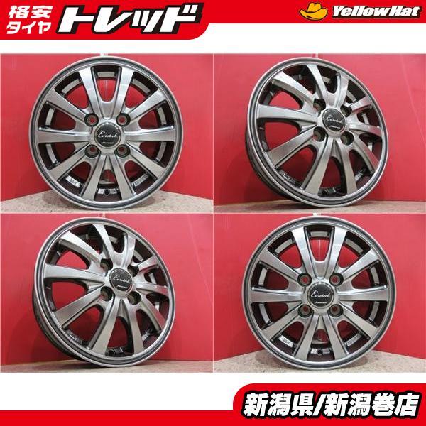 限定セット 中古 4本 ユーロテック 13インチ ホイール セット 4J +43 