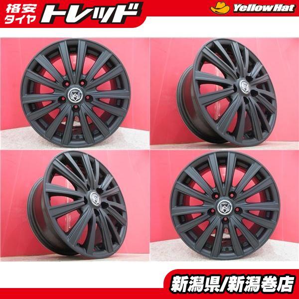 16インチメーカー不明(WREST製？)ホイールタイヤセット　軽カー等に ハイエース VOXY セレナ CH-R タイヤホイールセット 16インチ SwaGGer