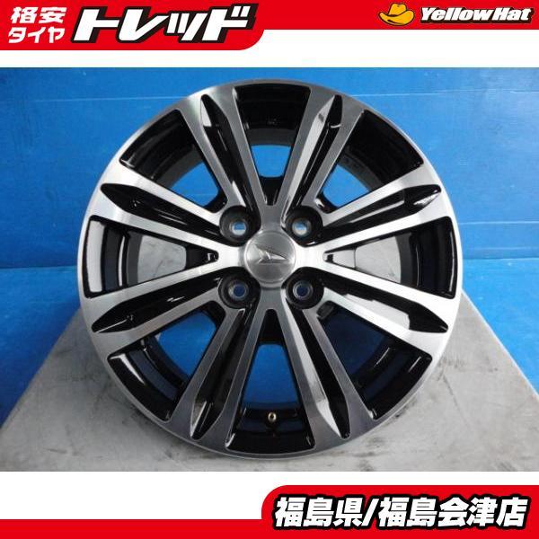 送料無料(会津店)中古15インチアルミ！ダイハツLA600系タント