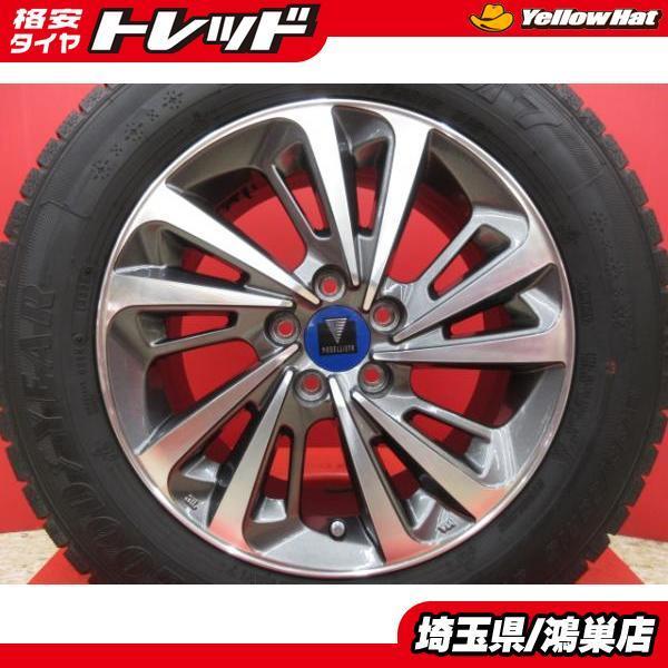 グッドイヤー モデリスタ SpinAIRIII 15x6.5J+40 5H-100 中古4本＆GY 