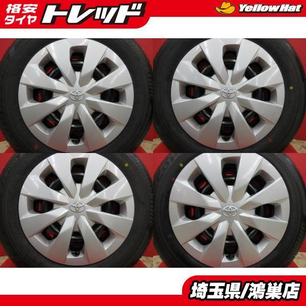 BRIDGESTONE トヨタ カローラスポーツ 純正スチール 15x6.5J+40 5H 