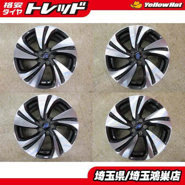 スバル XV GT純正 17x7J+55 5H-100 中古4本セット インプレッサ 