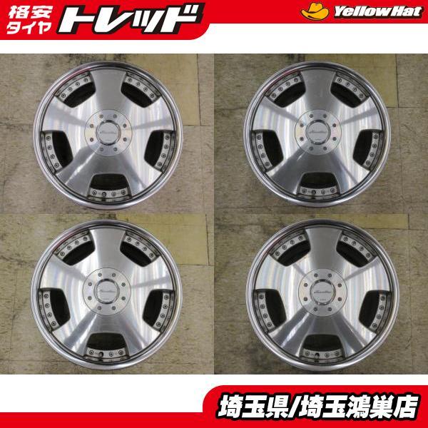 WORK ユーロライン DH 18x7.5J+47 9HM(4/5-114.3) O-DISK 中古4本 