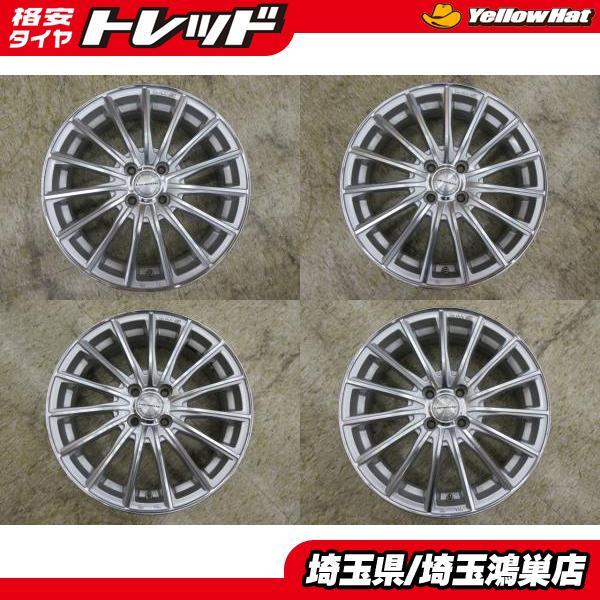 レアマイスター LM-S 17x5.5J+45 4H-100 中古4本セット N-BOX N-VAN