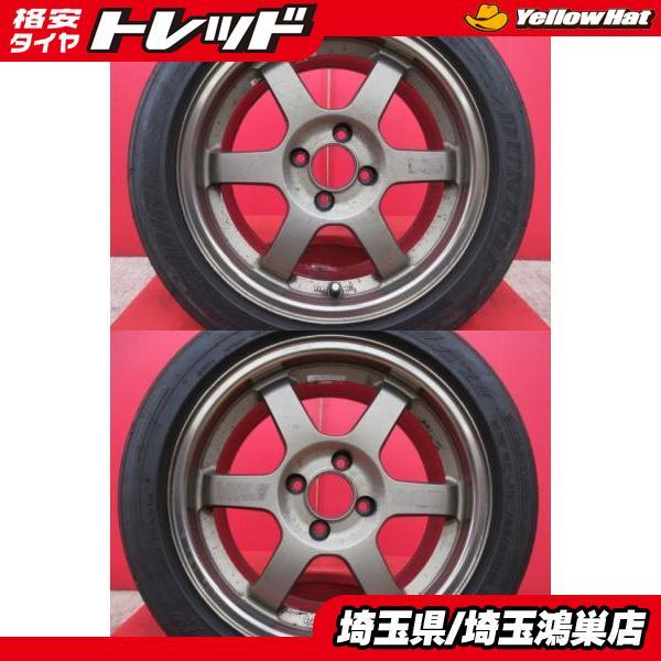 DUNLOP（ダンロップ） 希少 廃盤サイズ RAYS VOLKRACING TE37 15x7J+35