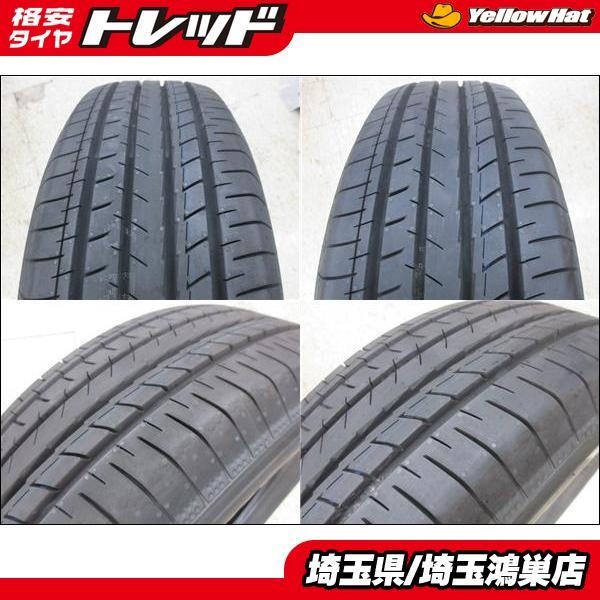ヨコハマ 中古タイヤ てっちんホイール付き Bluearth-a 普通車用 溝 