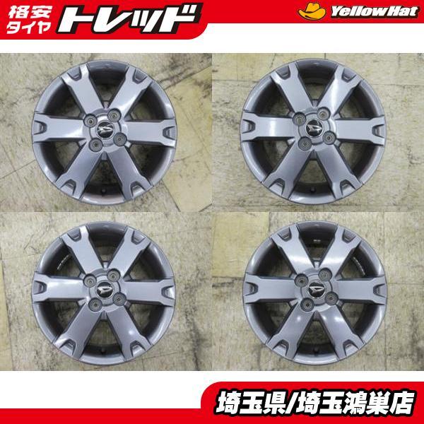 ダイハツ タントファンクロス・タフト 純正 15x4.5J+45 4H-100 中古4本