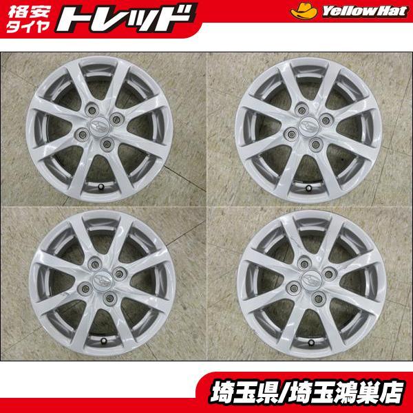スバル ダイハツ 14インチ 軽自動車 純正 アルミ ホイール 4本 SET 4.5