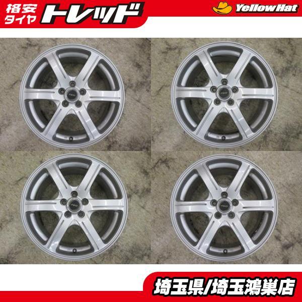 BS FEID 17x7J+53 5H-100 中古4本セット 30〜50系 プリウス 86 BRZ インプレッサスポーツ スバルXV エクシーガクロスオーバー