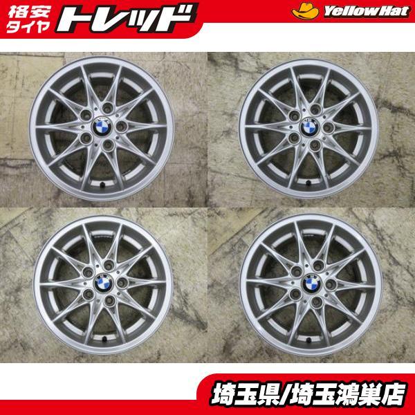 BMW Z4純正(E85・E86)16x7J+47 5H-120 ハブ径72.6ｍｍ 中古4本セット 冬用 流用にも 鴻巣 純正戻し ストック仕様