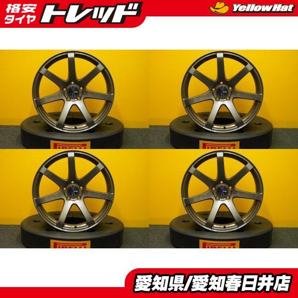 即決 送料無料 新品 ENKEI エンケイ PF07 19インチ 8.5 +42 9.5+45 5穴 114.3 ダークグレー アルミ ホイール  4本セット