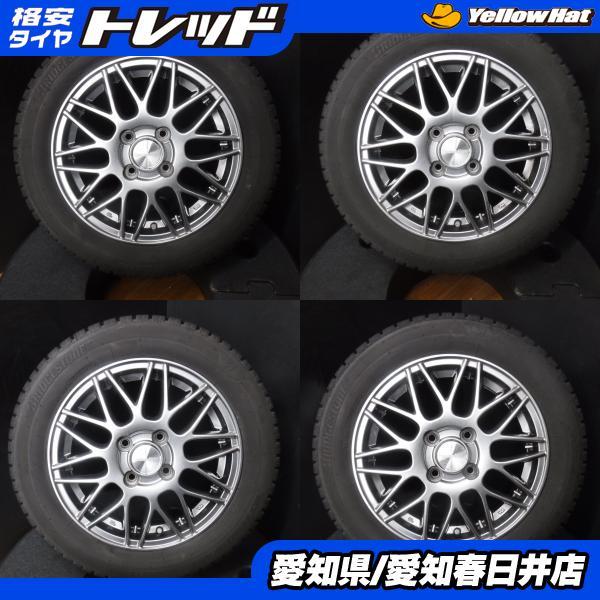 送料無料 N-BOX デリカミニ タント 軽自動車 中古 スタッドレス タイヤ ホイール付き 4本 ...