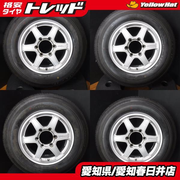 BRIDGESTONE ハイエース 送料無料 中古 タイヤ ホイール 4本 BRIDGESTONE ハイエース 送料無料 中古 タイヤ ホイール 4本