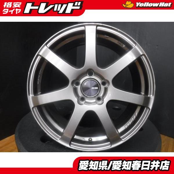送料無料 中古 ENKEI パフォーマンスライン PF07 17インチ 8.0J +35 5H 