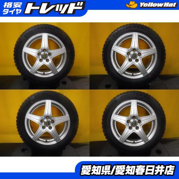 シエンタ スタッドレスタイヤ 185/60r15 5穴 4本セット 訳あり格安